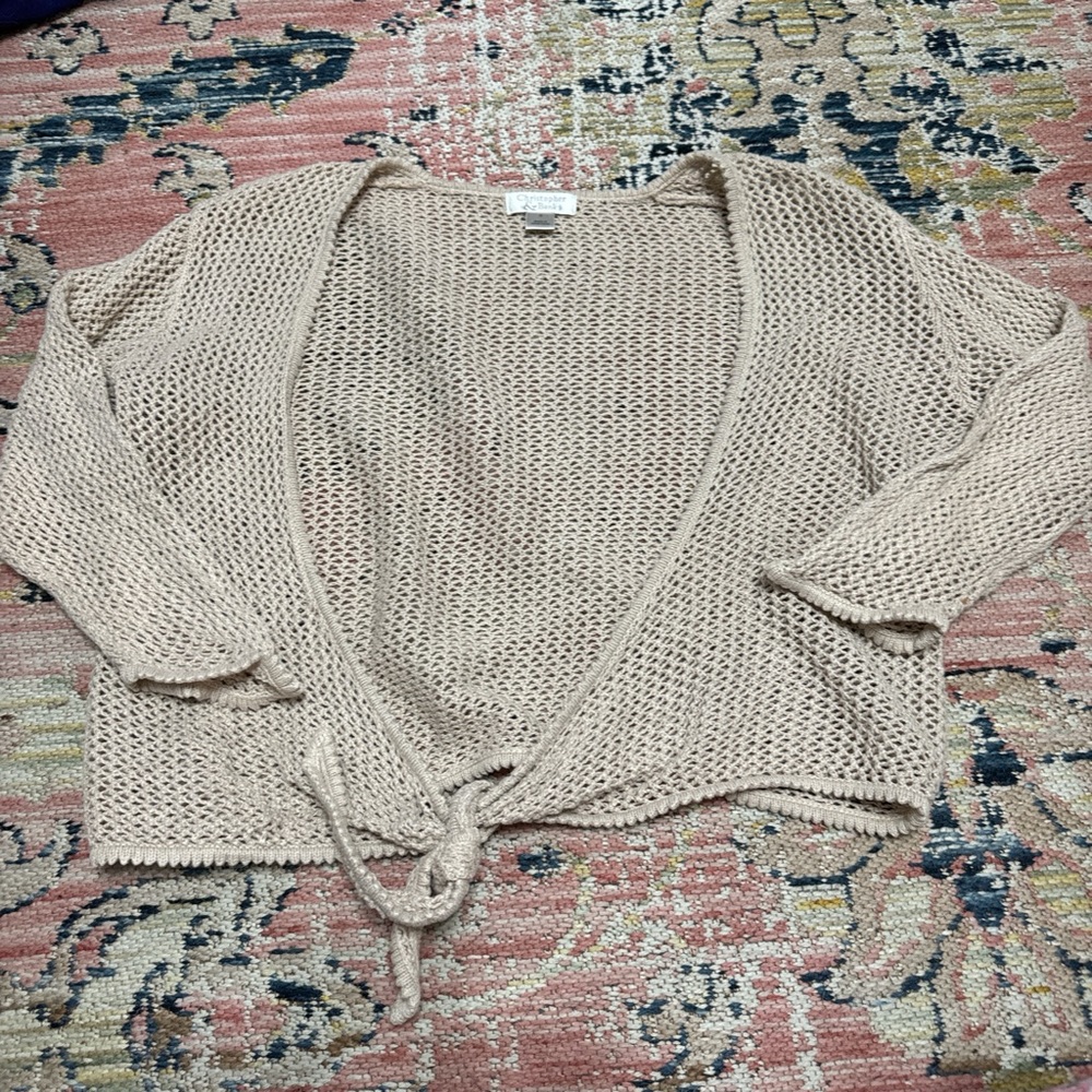 Christopher & Banks crochet top.